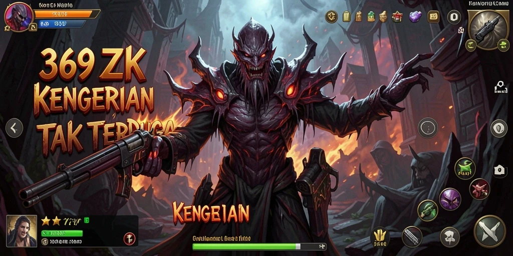 Screenshot menampilkan atmosfer mencekam dalam gameplay 369ZK.