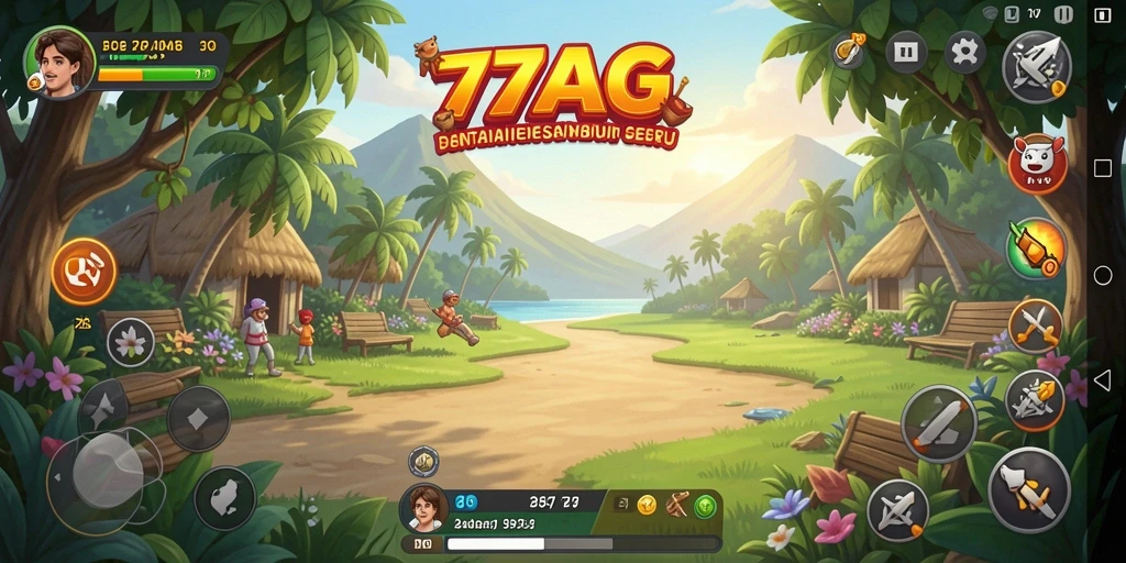 Screenshot gameplay 77AG yang menampilkan momen seru dalam permainan.