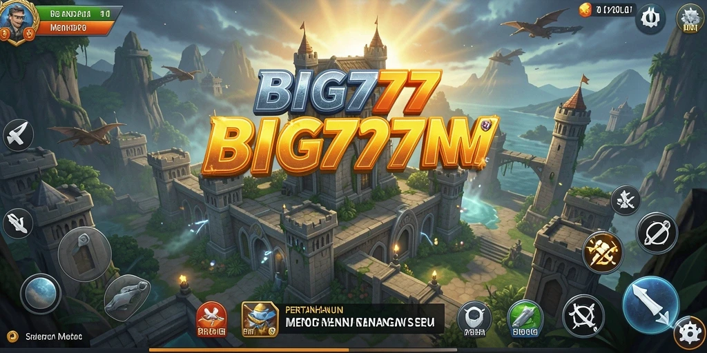 Tampilan gameplay yang mendebarkan di BIG777 dengan strategi Tower Defense.