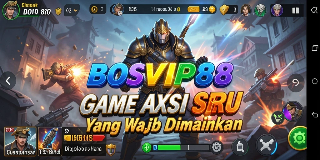 Tangkapan layar gameplay intens dari BOSVIP88 yang menunjukkan aksi seru.