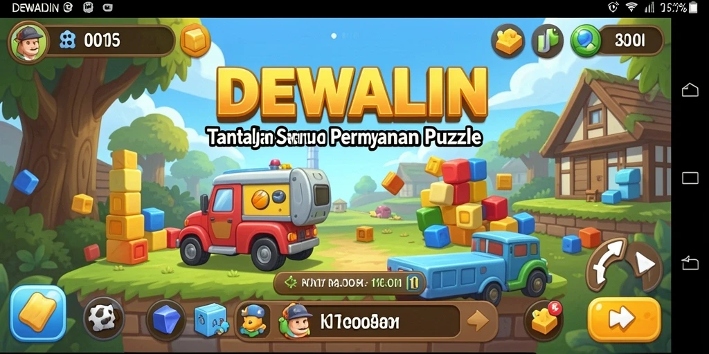Gameplay menantang dan seru dalam DEWALIN.
