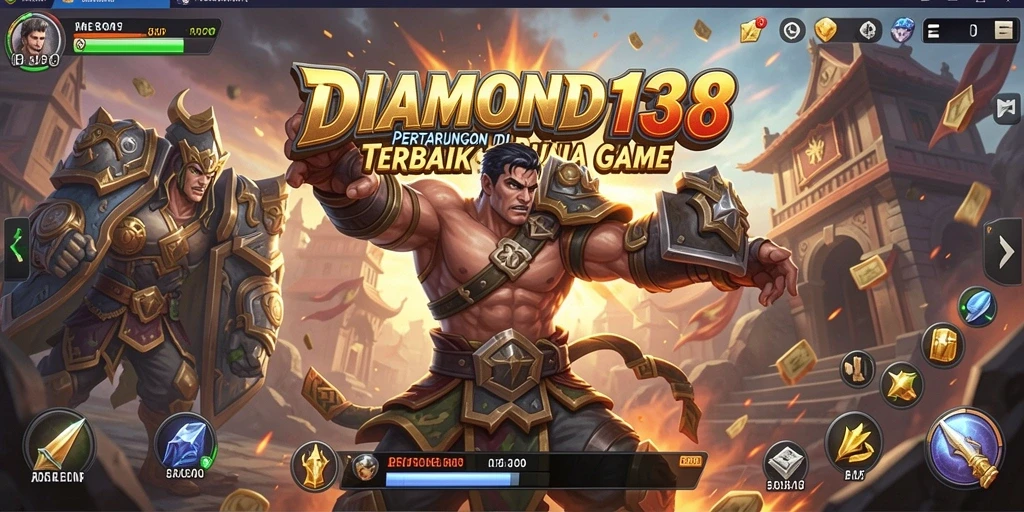 Tampilan aksi seru dalam gameplay Fighting DIAMOND138.
