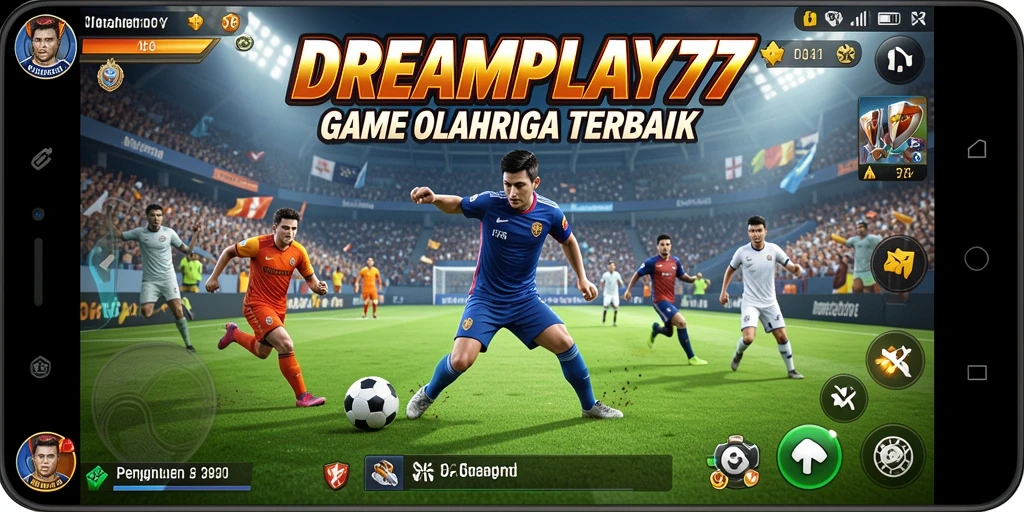 Tampilan gameplay SERU dalam permainan olahraga DREAMPLAY77.