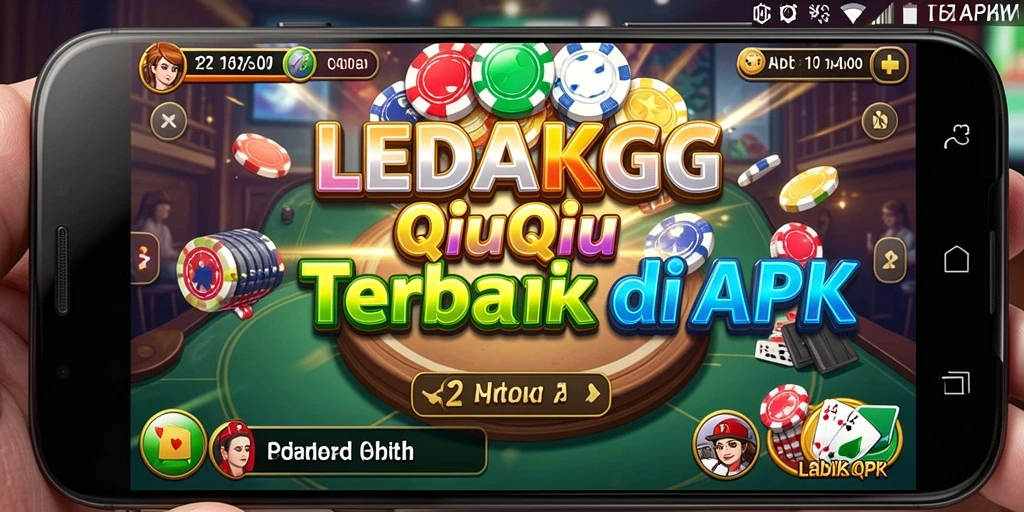 Tampilan menarik dari gameplay LEDAKGG QiuQiu saat bermain.