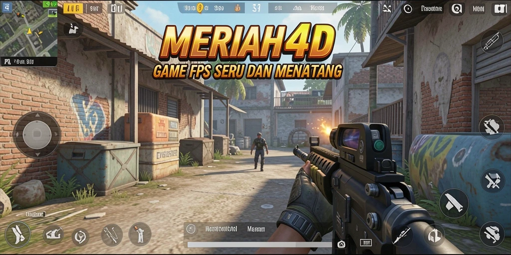 Tangkapan layar menunjukkan aksi intens dalam MERIAH4D.