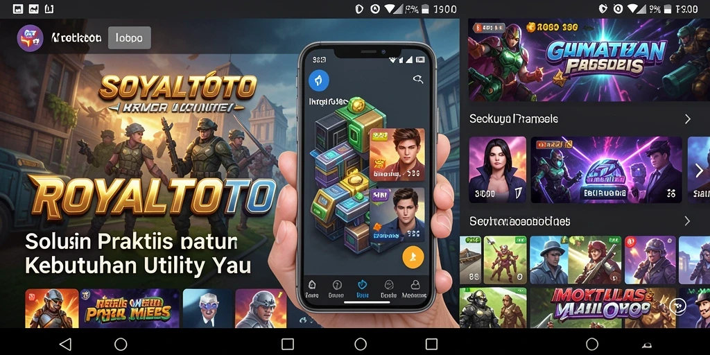 Tangkapan layar utama ROYALTOTO menunjukkan fitur otomatisasi tugas yang intuitif.